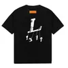 T-shirt stilista da uomo di lusso VV T-shirt manica corta stampata Abbigliamento hip-hop Taglia asiatica M-XXXXXX L