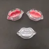5G Elegante contenitore per rossetto a forma di labbro trasparente, sotto scatola per balsamo per labbra fai-da-te, custodia per polvere per ombretto vuota F2210 Vvdfr