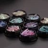 Nail Glitter 16Jars 3D Irregular Art Abalone Seashell Slices Shell Piece Colorful Manicure Flakes 230704