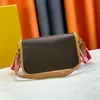 Роскошный дизайнер M45985 Diane Bag M46386 Подлинные кожаные кошельки багетки женская туристическая сумка сцепление с сцеплением на плеч