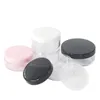 30g 50g New Loose Powder Jar with Sifter Empty Cosmetic Container Makeup Compact With Black/White/Clear/Pink cap F3335 Cvser