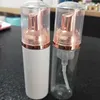 60/70/100ml Foaming Bottle Froth Pump Soap Mousses Liquid Dispenser Foam Bottles With Rose Gold Cap F3321 Pmjim