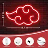 Veilleuses Nuage Signe Dimmable Rouge Signes De Jeu pour Chambre Adolescent Salle De Jeux Décoration Murale USB Alimenté LED Personnalisé Neon Light HKD230704