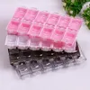 12 Grids Clear Empty Storage Box Rhinestone Acrylic Crystal Beads Jewelry Decoration Nail Art Accessories Pills Container F1377 Bkqcc