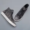 Zapatos de vestir Moda Otoño Alto Top Casual Camuflaje Coreano Zapatillas de deporte de lona Tablero de hombres Tenis 230703