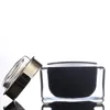 30/50/100 ml fyrkantig svart akryllotionpump kosmetiska flaskor Lyx hudvård 15/30/50 g krämburk smink Undvik ljusbehållare Pot F02 Gheh