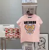 Baby Designer Kid T shirts Summer Girls Boys Fashion Tees Children Kids Casual Tops Trendy Bear Printed T Shirts more Colors Dhgate