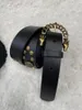 Belts Women Fashion Black Genuine Leather Belt Rivets Decoration Female Waistband