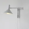 Lampada da parete Bauhaus italiana allunga il braccio lungo scuote l'arredamento Luci a led Ufficio Pografia Camera da letto Retro pieghevole casa