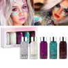 Lidschatten Haar Glitzer Gel Festival Kosmetik Pailletten Körper Funkelnde Dekoration Make-up für Party Halloween 230703