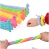 Jouet de décompression Fidget Toys Sensory Noodle Rope Tpr Reliever Malala Le Pl Cordes Soulagement de l'anxiété pour les enfants Funny H3206 Drop Delivery Dhl69