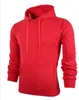 Heren pullover winter grote losse sport effen hooded sweater lange mouw pluche casual jas