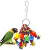 Altre forniture per uccelli Giocattolo per pappagalli Corda da masticare per animali domestici Resistente al morso Colorato Gabbia interattiva creativa Macinazione degli artigli