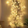 LED-Licht, Baumzweig-Licht, Weidenbaum-Licht, warmweiße Ranken-Lichterkette, 144 LEDs, USB-betrieben, Rattan-Baum, Weihnachtslicht, Nachtlicht, Schlafzimmer, Hochzeitsdekoration
