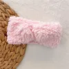 Haaraccessoires 2023 Winter Lamswol Hoofdband Kinderen Nepbont Oor Warmer Head Wrap Cute Kids Coral Fleece Haarbanden