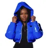 Femmes Down Parkas Vestes Manteau À Capuche Puffy Coupe-Vent Léger Femme Style Court Slim Manteaux Femme Outwears Chaud Épais Veste D'hiver Taille S-2XL