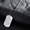 Pendentif Colliers Mon Homme Je T'aime Dog Tag Coeur Collier Famille Mari Copains Amant Saint Valentin Cadeau Chaîne En Acier Inoxydable