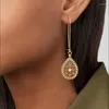 Dangle Oorbellen Vintage Boho India Etnische Waterdruppel Opknoping Drop Voor Vrouwen 2023 Vrouwelijke Bruiloft Sieraden Accessoires