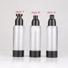 15ml 30ml 50ml 80ml 100ml 120ml Empty Black Airless Pump Dispenser Bottle Refillable Lotion Cream Vacuum Spray Bottle Atomizer F2469 Jvflf