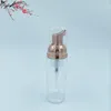 60/70/100ml Foaming Bottle Froth Pump Soap Mousses Liquid Dispenser Foam Bottles With Rose Gold Cap F3321 Pmjim