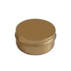 Gold 15g 25g 60g Top Quality Cream Refillable Metal Aluminum Jar Tin Screw Thread Cosmetic Lip Balm Mask Ointment Containers Krenb