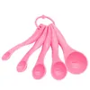 Outils de mesure 5 pièces/ensemble cuillères à mesurer en plastique tasses enfant lait épices cuillère à mesurer cuisine R230704