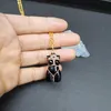Mini BDSM Bondage Babe Pentagram Harness Rope Necklace Shibari Rope Necklace Resin Necklace L230704