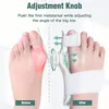 Корректор Bunion Corrector Bunion Hallux Valgus Большой носок выпрямитель 3 Разное угол фиксирующей пластины Ортопедическая регулируемая 230704