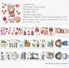 Självhäftande tejp 3 rullar/set 5 cm bred washi 2016 tejpklistermärkeset original WT-märkt självhäftande maskering scrapbooking Bakning Trädgårdsarbete Broderi 230704