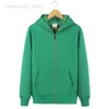 남자의 후드 ZOEQO NEW MEN HOODED FLEECE ZIP HODIE MEN 두꺼운 단색 스웨트 셔츠 남성 캐주얼 후드 스포츠웨어 후드 HKD230704