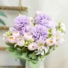 Fiori secchi 31 cm Tre tipi di fiori artificiali misti di teste Seta filata di alta qualità per la decorazione della stanza del giardino di casa