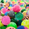 Ballong 10st mycket roliga leksaksbollar blandade studsande boll fast flytande studsande barn elastiskt gummi av flipperleksaker 230704