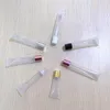 10ml 15ml 20ml Refillable Empty Cosmetic Tubes DIY Squeeze tube Lip Gloss Balm Clear Cosmetic Containers Makeup Tools F2194 Jukic