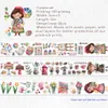 Självhäftande tejp 3 rullar/set 5 cm bred washi 2016 tejpklistermärkeset original WT-märkt självhäftande maskering scrapbooking Bakning Trädgårdsarbete Broderi 230704