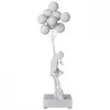 Objets décoratifs Figurines 6 couleurs 57 cm Ballon Fille Statues Banksy Art Sculpture Résine Artisanat Salon Décoration de La Maison Accessoires Cadeau Bureau Ornement 230704