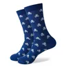 Chaussettes pour hommes Mens Match-Up Skl and Crossbones Patterned Cotton Blend Dress Drop Delivery Apparel Underwear Dhsup