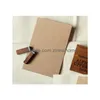 Paper Products New Office Blank Kraft Postcard Hand Ding Diy Graffiti Retrospect For Holiday Mes Card Product Nsions100X150Mm Drop D Dhyo7