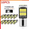 Actualización 2/6/10 Uds T10 W5W 194 501 Led Canbus sin Error luz Interior del coche T10 26 SMD 4014 Chip blanco puro instrumento luces bombilla lámpara