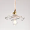 Lustres nordique cristal boule de verre plafond lumière LED lustre moderne Lampes Suspendues salon décoration