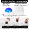 Światła Ocean gwiazda projektor dzieci konstelacja Galaxy lampa projekcyjna 360 stopni obracanie mgławica gwiaździste niebo lampka nocna HKD230704