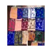 Szaliki 71 kolorów Skl szalik dla kobiet i mężczyzn dobrej jakości 100% Pur satyna jedwabna moda Pashmina szale Drop Delivery akcesoria czapki Dhk9R
