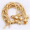 Цепь 17-21 см 5 стилей 925 Sier Latch Bracelet Bracelet Braclet Snake Bangle с бочкой застежкой для европейских бусин для Diy Jewelry Brace Dhvxy