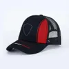 Kapelusz motocyklowy wyścigi sportowe kapelusz baseballowy Outdoor Motorcycle Visor Cap F1 Fan Hat