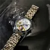 Armbandsur Aokulasic Mens Automatic Man Flying Mechanical Tourbillon Full Steel Skeleton Es Gents Luxury Relogio Masculino 10/16