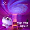 Wervelwind Star Galaxy Projectie Lichten Bluetooth Muziek Starry Aurora Projector Kids Slaapkamer Plafond Sfeer Nachtlampje HKD230704