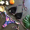 Badkläder för damer Para Praia 17 färger Nytt bandage Micro Bikini Mini Grimma Baddräkt Brasiliansk baddräkt String bikini Set Push Up Biquini 2023 J230704