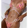 Traje de baño de mujer bikinis conjunto nadar nuevo traje de baño sin alambre natación mujeres naranja drack verde traje de baño natación trajes de baño negro blanco cintura baja J230704