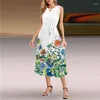 Vestidos casuales Elegante Mujer Flor 2023 Verano Sexy Cinturón Moda Slim Lady Vestido plisado Vesido Mujer Mujer Robe Y2k S-XXL