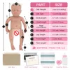 Bonecas 12" menino microprematuridade corpo inteiro silicone boneca realista mini boneca reborn surprice crianças anti-stress my melody 230703