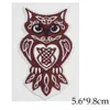 Celtic Art Iron-on Embroidered Sew-On Wild Celtic Creature Patch Celtic Knotwork Owl Patch 303m